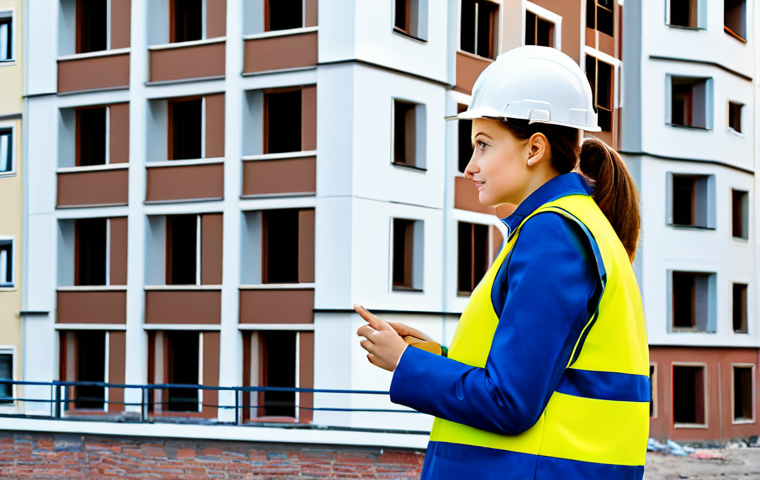 **
"A licensed architect in Moscow, reviewing blueprints on a construction site, wearing a professional business suit and hard hat, fully clothed, appropriate attire, modern skyscrapers in the background, safe for work, perfect anatomy, natural proportions, professional architectural photography, high quality, daytime."
**